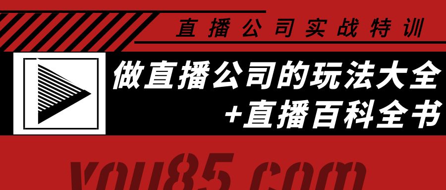 【副业项目4162期】老陈·直播公司实战特训：做直播公司的玩法大全+直播百科全书-盈途副业网