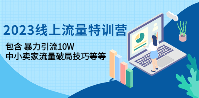 【副业项目4809期】2023线上流量特训营：包含暴力引流10W+中小卖家流量破局技巧等等-盈途副业网