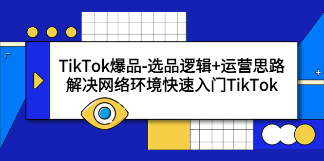 【副业项目5724期】TikTok爆品-选品逻辑+运营思路：解决网络环境快速入门TikTok-盈途副业网